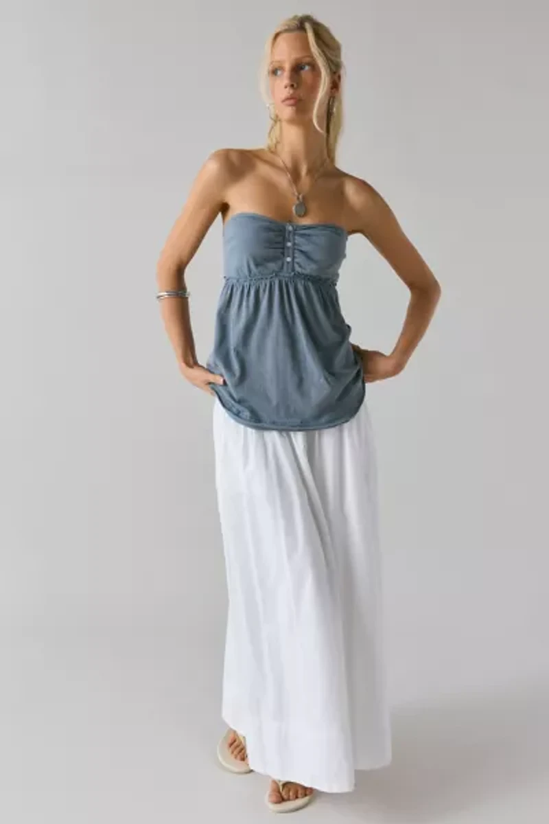 BDG Jamie Babydoll Tube Top