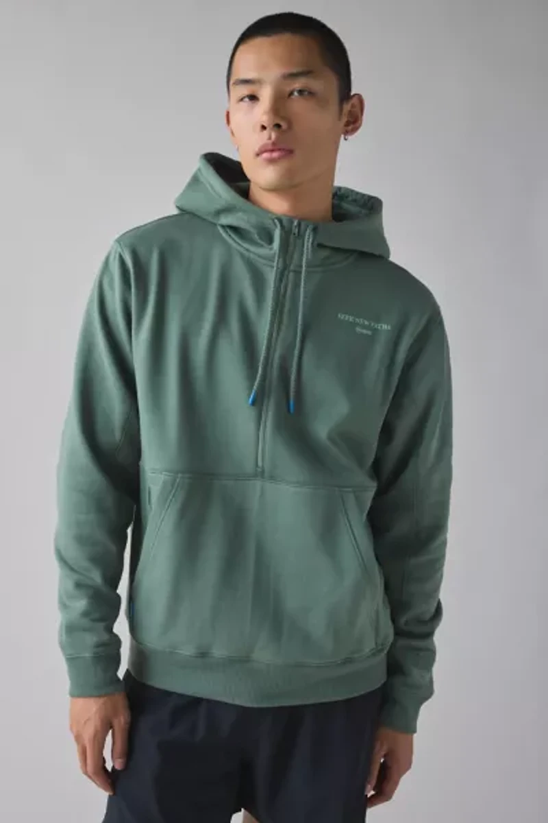 Janji Runaround Half Zip Hoodie Sweatshirt