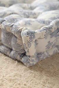 Printed Puffy Tufted Floor Pillow