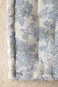 Printed Puffy Tufted Floor Pillow
