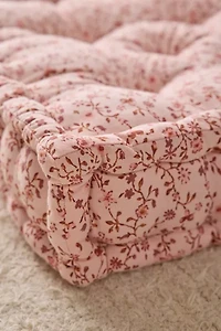 Printed Puffy Tufted Floor Pillow
