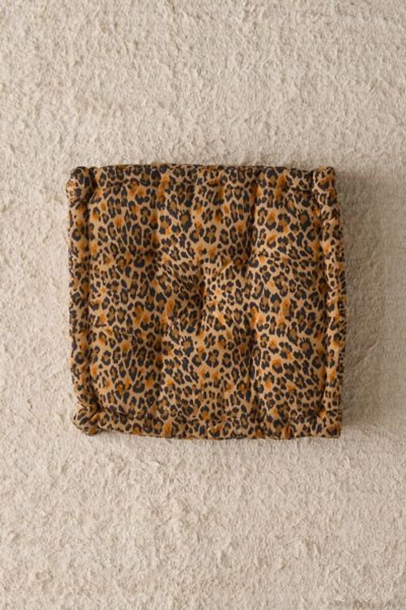 Printed Puffy Tufted Floor Pillow