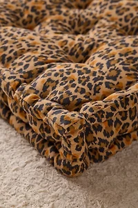Printed Puffy Tufted Floor Pillow