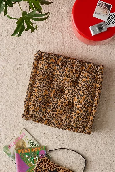 Printed Puffy Tufted Floor Pillow