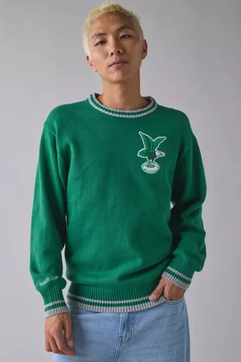 Mitchell & Ness NFL Philadelphia Eagles Crew Neck Sweater