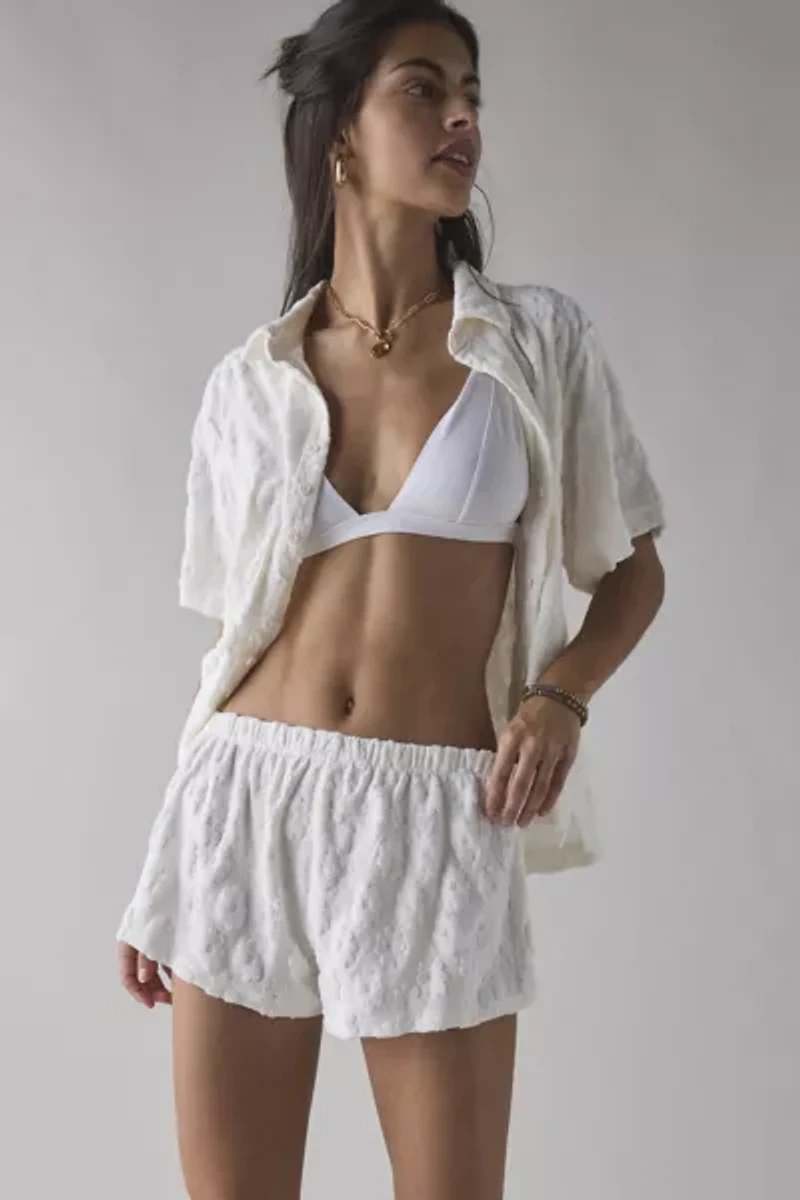 Out From Under Pickin’ Daisies Terry Knit Short