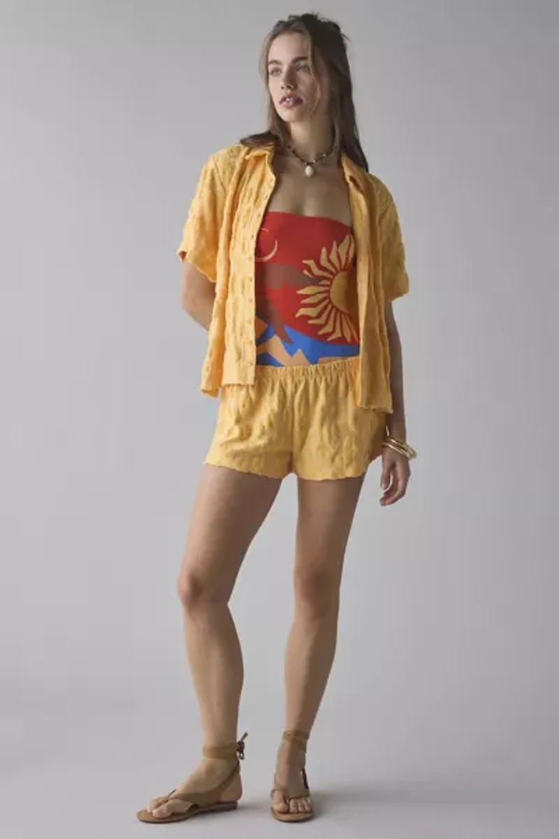 Out From Under Pickin’ Daisies Terry Knit Short