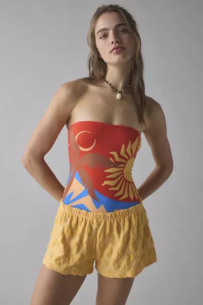 Out From Under Pickin’ Daisies Terry Knit Short