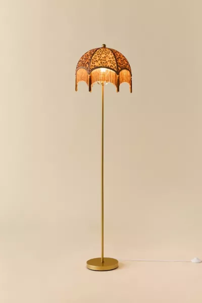 Modern Love Tassel-Fringed Floor Lamp
