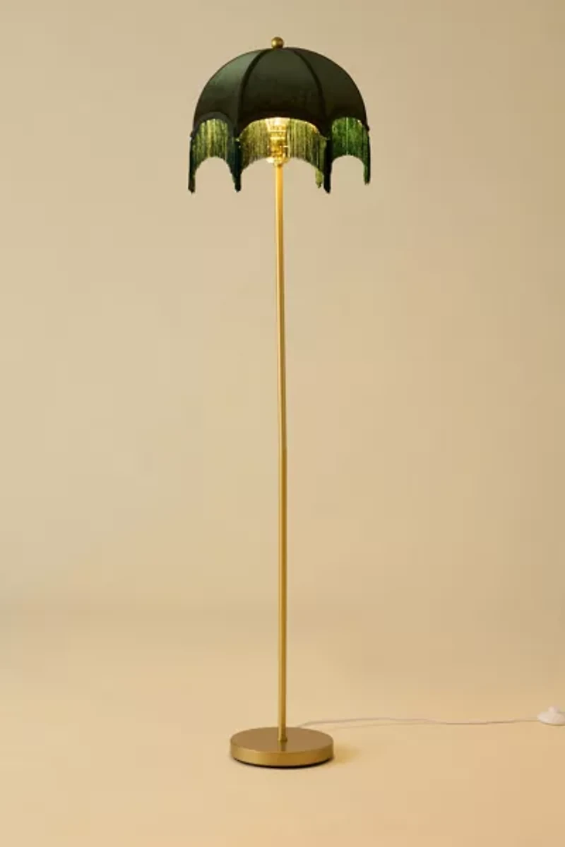 Modern Love Tassel-Fringed Floor Lamp