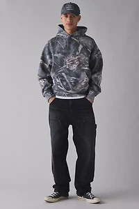 Washed Tree Camo Hoodie Sweatshirt
