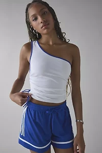 Out From Under Bec Ruched One-Shoulder Top