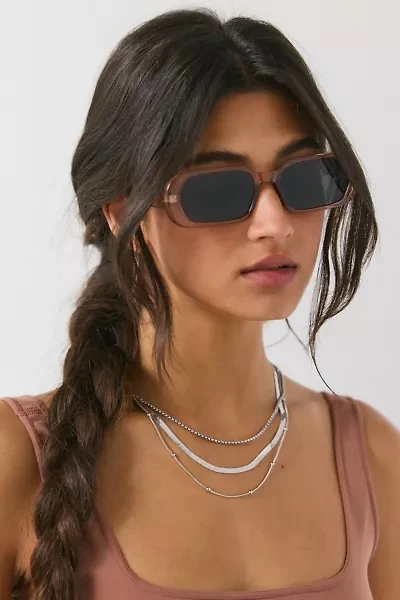 Mae Chunky Rectangle Sunglasses