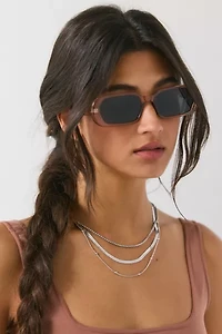 Mae Chunky Rectangle Sunglasses