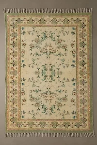 Lola Floral Digital Printed Chenille Rug