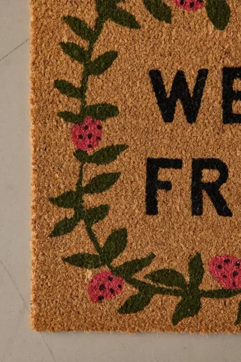 Welcome Friends Coir Doormat