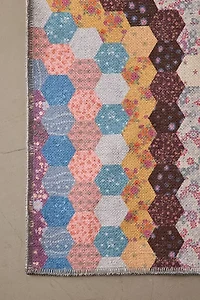 Star Cottage Patchwork Washable Printed Rug