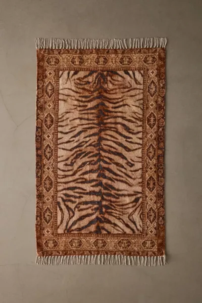 Jaya Animal Digital Printed Chenille Rug