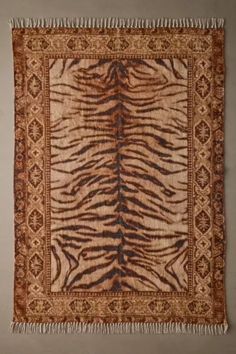 Jaya Animal Digital Printed Chenille Rug