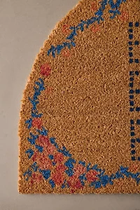 Blah Blah Blah Arched Coir Doormat