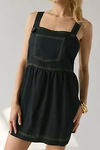 ReMADE By UO Made LA EcoVero™ Linen Shortall Dress