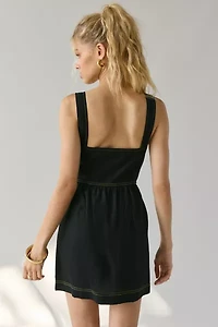 ReMADE By UO Made LA EcoVero™ Linen Shortall Dress