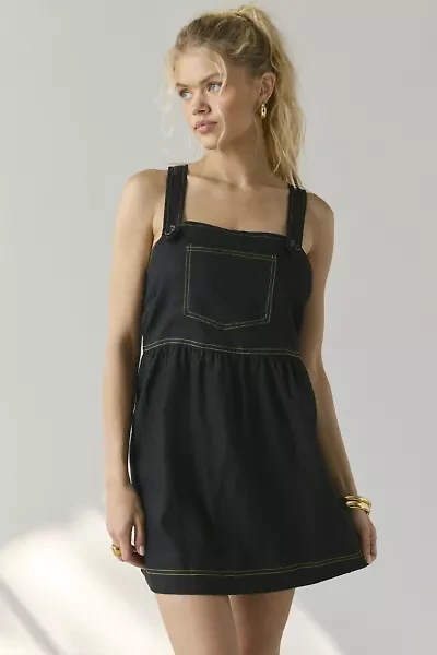 ReMADE By UO Made LA EcoVero™ Linen Shortall Dress