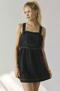 ReMADE By UO Made LA EcoVero™ Linen Shortall Dress