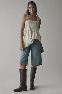 ReMADE By UO Made LA EcoVero™ Linen Shortall Dress