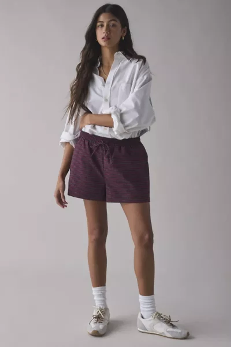 ReMADE By UO Remnants Pull-On Check Short
