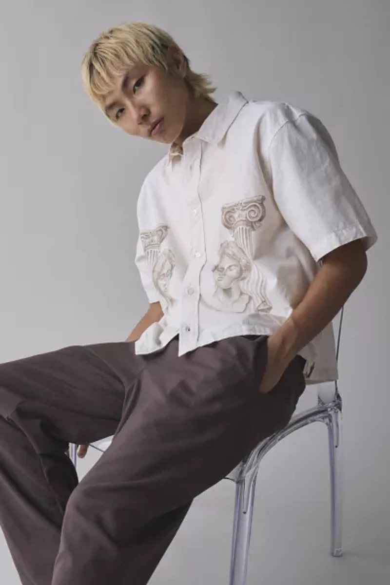 UO Stripe Graphic Shirt