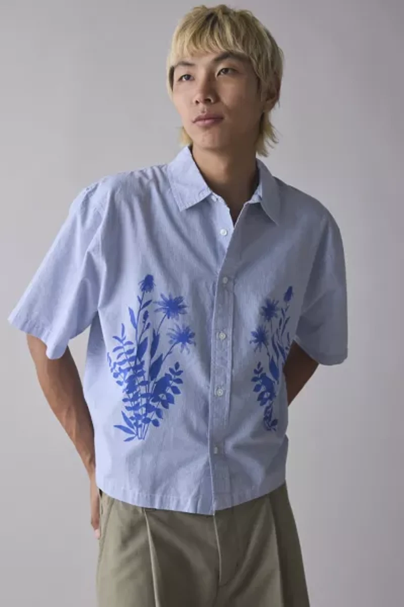 UO Stripe Graphic Shirt