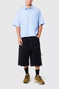 Abrand Bobby Striped Boxy Oxford Shirt