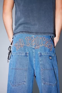 Abrand A7 Mega Baggy Embroidered Jean