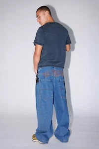 Abrand A7 Mega Baggy Embroidered Jean