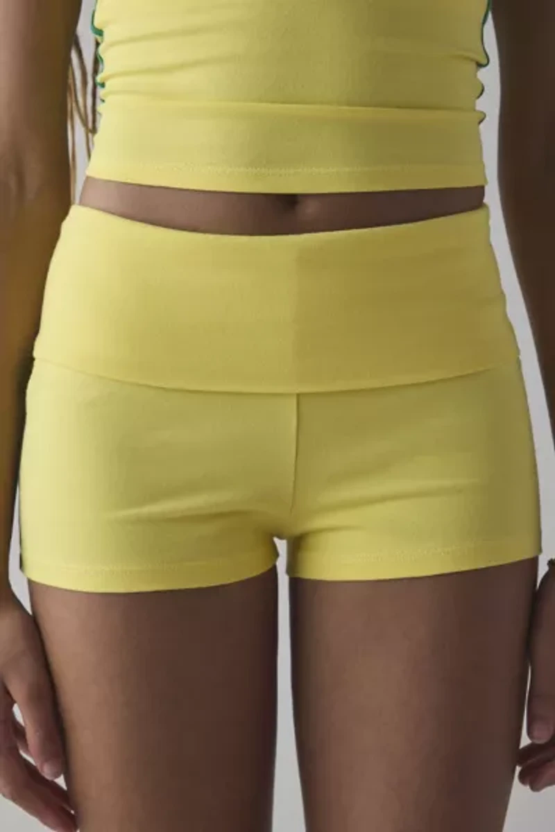 Out From Under Bec Stripe Foldover Micro Short