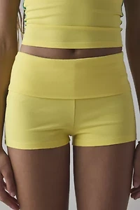 Out From Under Bec Stripe Foldover Micro Short