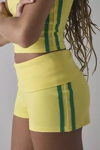 Out From Under Bec Stripe Foldover Micro Short