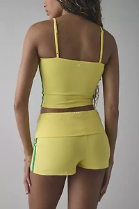 Out From Under Bec Stripe Foldover Micro Short