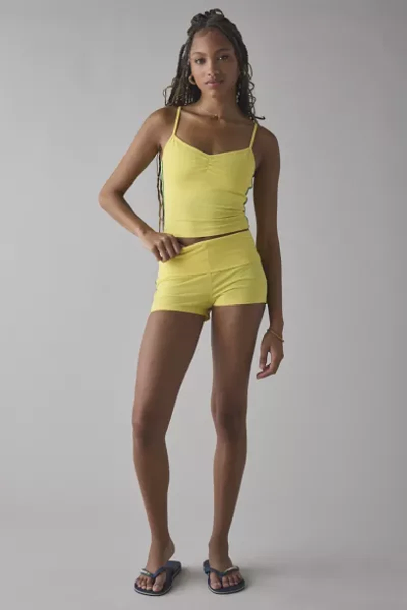 Out From Under Bec Stripe Foldover Micro Short