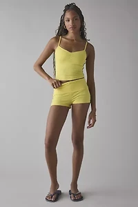 Out From Under Bec Stripe Foldover Micro Short