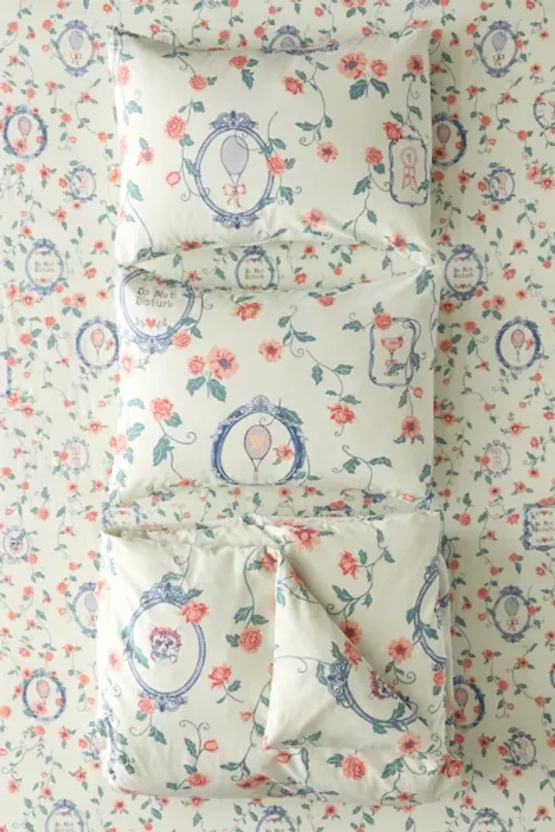 Finley Frame Patterned Core Duvet Set