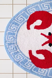 Lobster Platter Tufted Runner Bath Mat