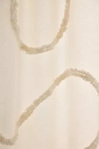 Wiggle Tufted Shower Curtain