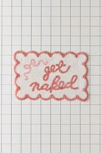 Get Naked Scalloped Bath Mat