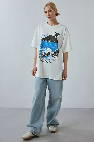 Positano Amalfi Coast Graphic T-Shirt Dress