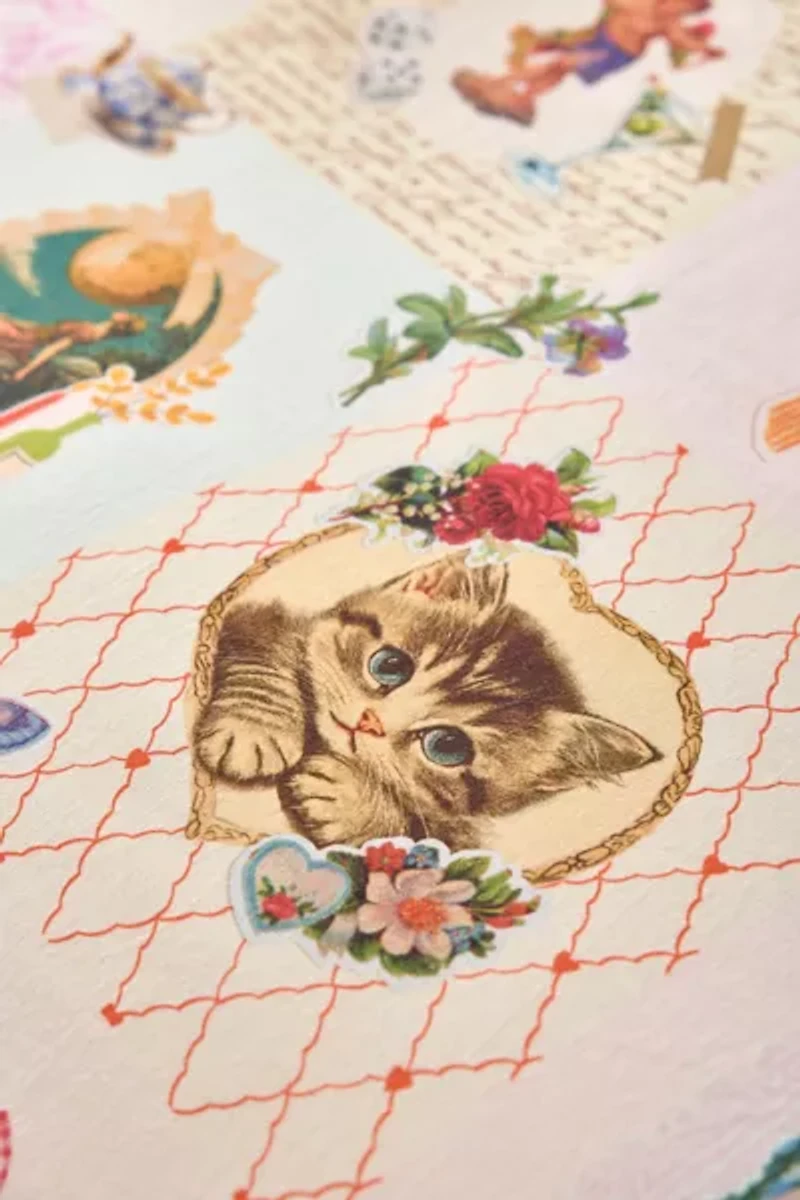 Thara Collage Patterned Duvet Cover