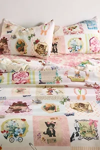 Thara Collage Patterned Duvet Cover