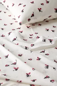 Ladybug Cat Patterned Core Sheet Set