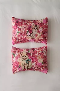 Garden Kitty Patterned Sham Set